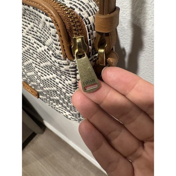 Fossil Piper FBC Toaster Neutral Striped crossbody bag - Picture 3 of 9